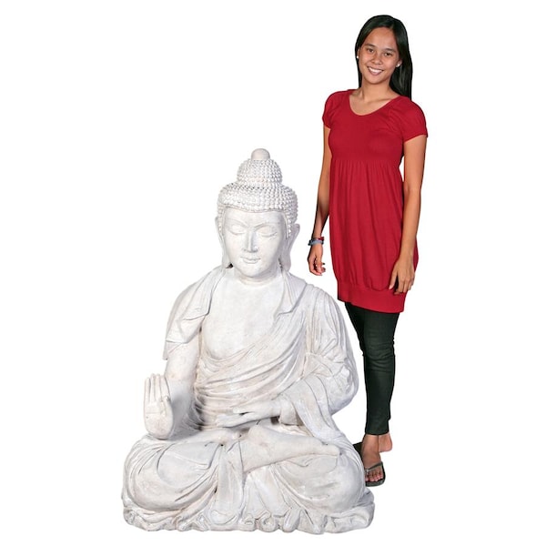 Design Toscano Noble Buddha of the Grande Temple: Sandstone, Giant - NE22724
