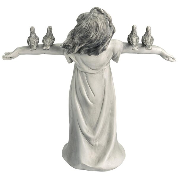 Design Toscano Basking in God s Glory Little Girl Statue: Small - JQ6965