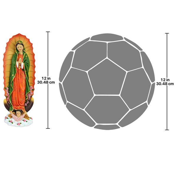 Design Toscano The Virgin of Guadalupe Religious Statue: Petite - JQ9300