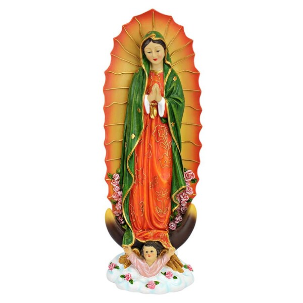 Design Toscano The Virgin of Guadalupe Religious Statue: Petite - JQ9300