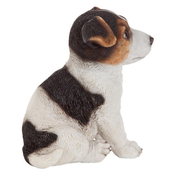 Design Toscano Jack Russel Terrier Puppy Partner Collectible Dog Statue - JQ100672