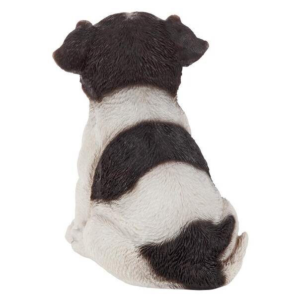Design Toscano Jack Russel Terrier Puppy Partner Collectible Dog Statue - JQ100672