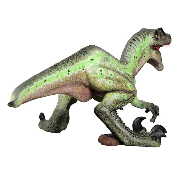 Design Toscano Creepy Claws Vicious Velociraptor Jurassic Dinosaur Statue - NE230020