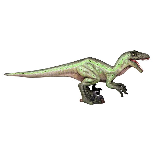 Design Toscano Creepy Claws Vicious Velociraptor Jurassic Dinosaur Statue - NE230020