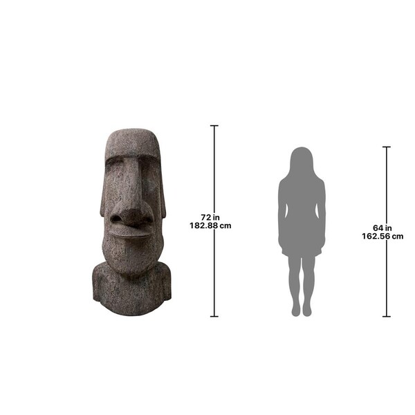 Design Toscano Easter Island Ahu Akivi Moai Monolith Statue: Giant - NE90076