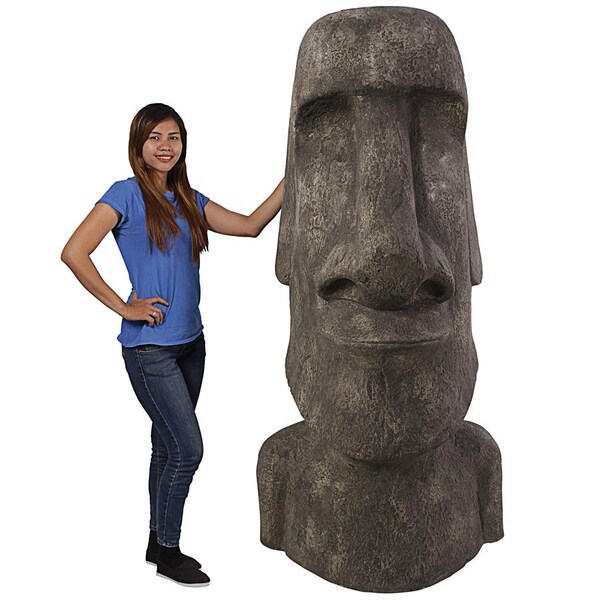 Design Toscano Easter Island Ahu Akivi Moai Monolith Statue: Giant - NE90076