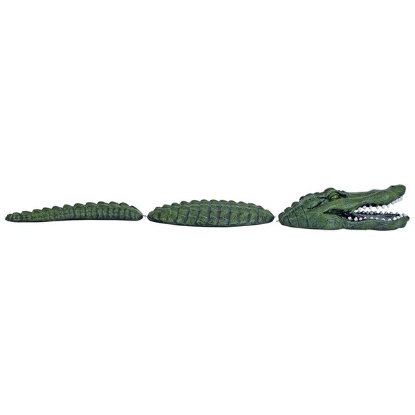 Design Toscano Fearless Lawn Gator of the Castle Moat Statue - NG296989