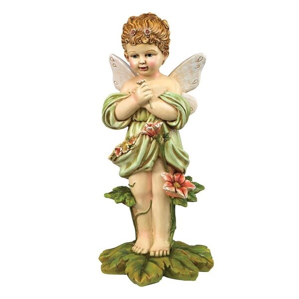 Design Toscano Gertie, the English Flower Fairy Statue - QM14015