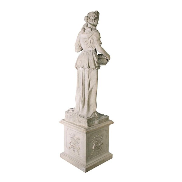 Design Toscano The Four Goddesses of the Seasons Statue: Spring Statue & Plinth - NE990057