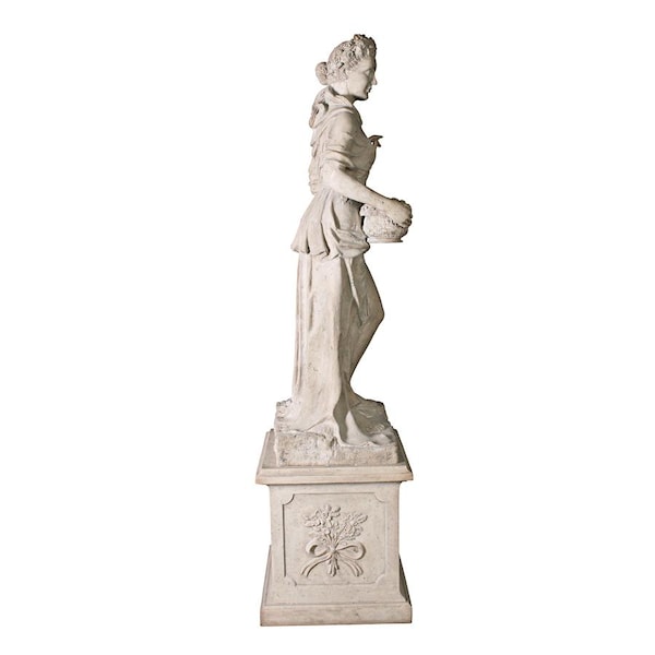 Design Toscano The Four Goddesses of the Seasons Statue: Spring Statue & Plinth - NE990057