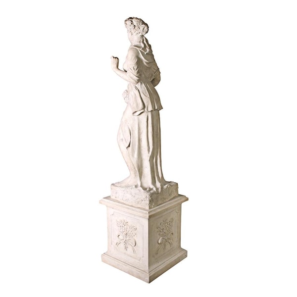 Design Toscano The Four Goddesses of the Seasons Statue: Spring Statue & Plinth - NE990057