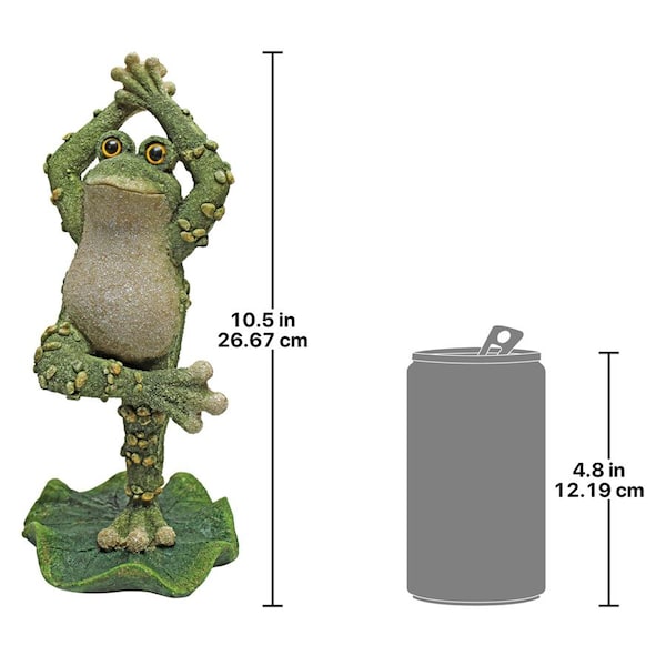 Design Toscano Boogie Down, Dancing Frog Statues: Hands Up - QM208941
