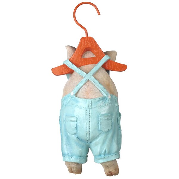 Design Toscano Hanger Hog Hanging Pig Statue: Set of Two - QM92929400