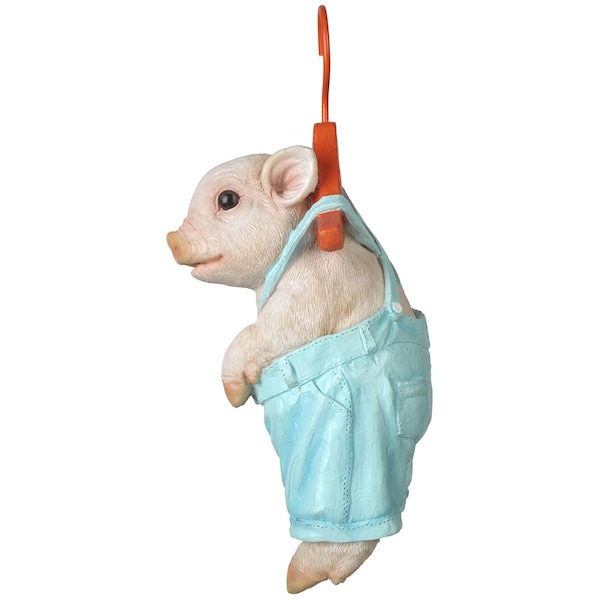 Design Toscano Hanger Hog Hanging Pig Statue: Set of Two - QM92929400