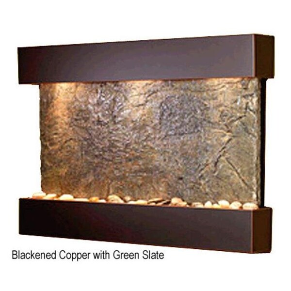 Adagio Adagio RCS1502 Reflection Creek - Green Natural Slate Wall Fountain - RCS1502
