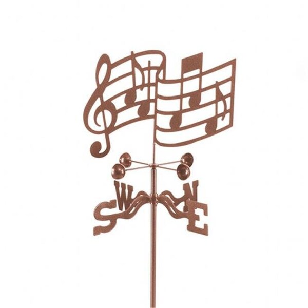 Ez Vane EZ Vane EZ1607-GR Musical Notes Weathervane with Garden Mount - EZ1607-GR