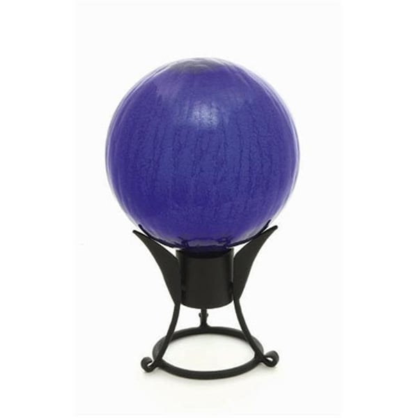 Achla Designs Achla G10-BL-C 10 in. Gazing Globe in Blue with Crackle - G10-BL-C