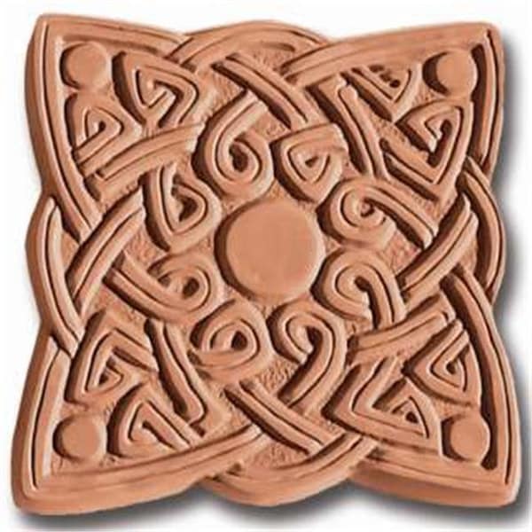 Garden Molds Garden Molds X-CSQ8007 Celtic Square Stepping Stone Mold- Pack of 2 - X-CSQ8007