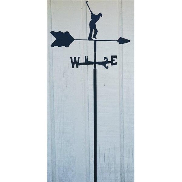 The Lazy Scroll The Lazy Scroll golferin Golfer Garden Mount Weathervane - GOLFERIN