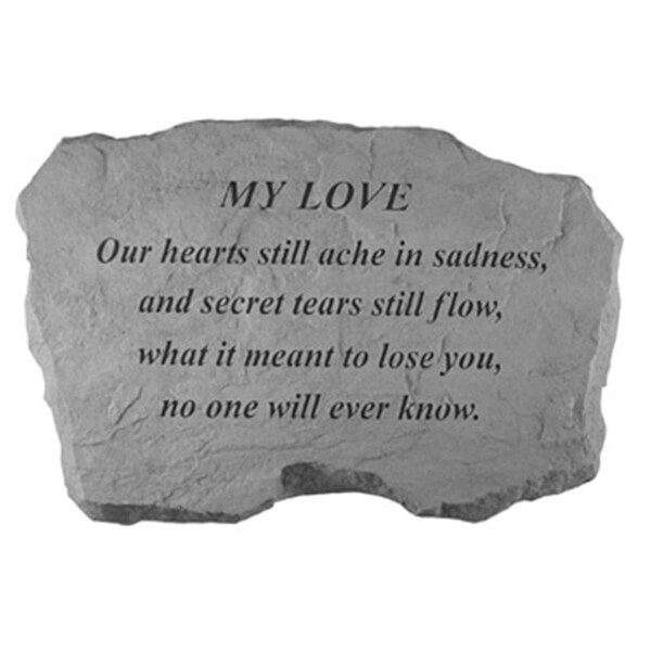 Kay Berry My Love-Our Hearts Still Ache In Sadness - Memorial - 16-in. x 10.5-in. x 1.5-in. - KA313612