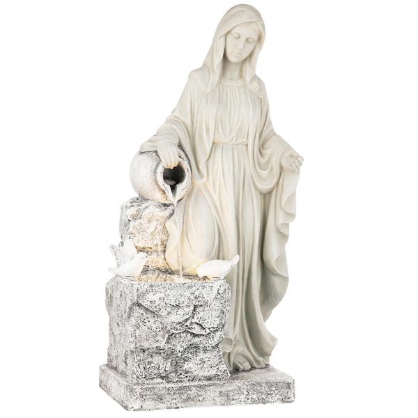 Design Toscano The Virgin of Lourdes Healing Waters Sculptural Fountain - SH2002