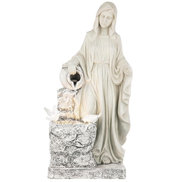 Design Toscano The Virgin of Lourdes Healing Waters Sculptural Fountain - SH2002