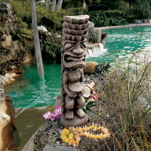 Design Toscano Tiki Gods Statue: The God of the Luau - NG31189