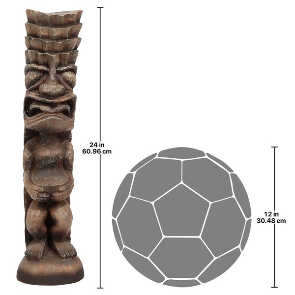 Design Toscano Tiki Gods Statue: The God of the Luau - NG31189