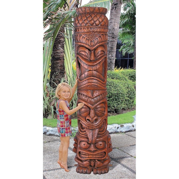 Design Toscano Grand Island Tiki Totem Statue - NE150346