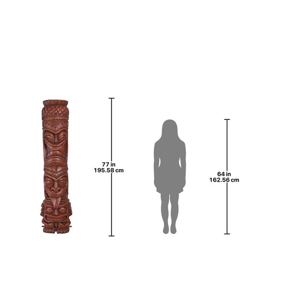Design Toscano Grand Island Tiki Totem Statue - NE150346