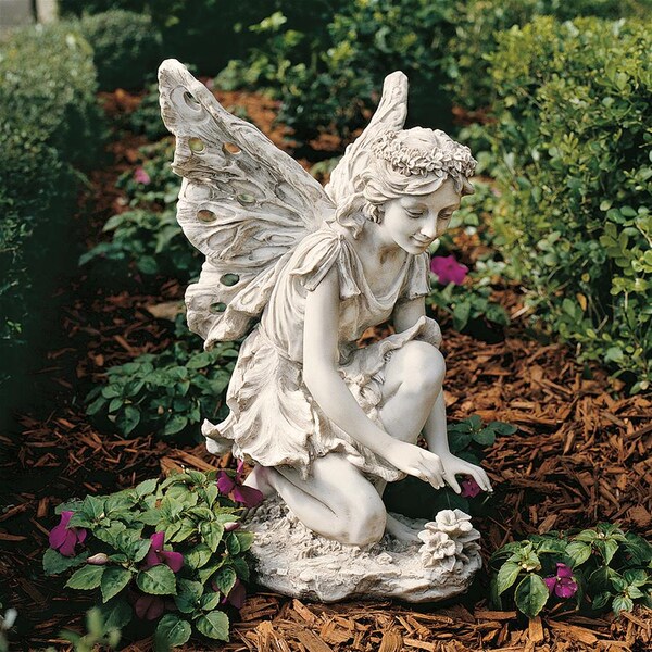 Design Toscano Fiona, the Flower Fairy Sculpture - KY71004