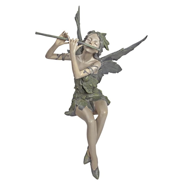 Design Toscano Fairy of the West Wind Sitting Statue - CL5276