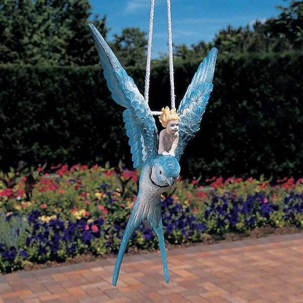 Design Toscano Thumbelina Garden Sculpture: Hanging Version - QM14023