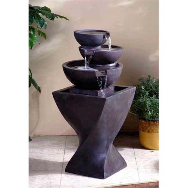 Jeco Jeco FCL063 Modern Tier Bowls Indoor Water Fountain - FCL063
