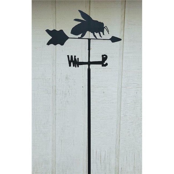 The Lazy Scroll The Lazy Scroll beein Honey Bee Garden Mount Weathervane - BEEIN