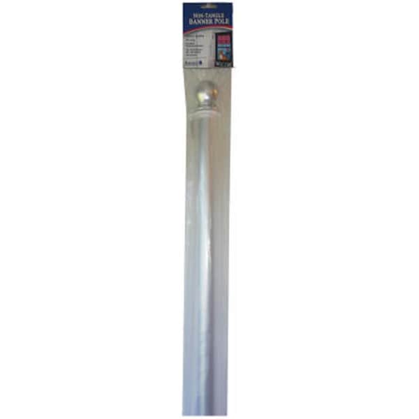 Annin Flagmakers 183 5 ft. Brushed Aluminum Banner Pole - AN576350