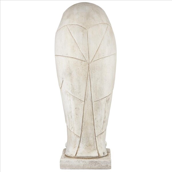 Design Toscano Polar Owl Sentinel Art Deco Cubist Bird Statue, PK 2 - DS919080