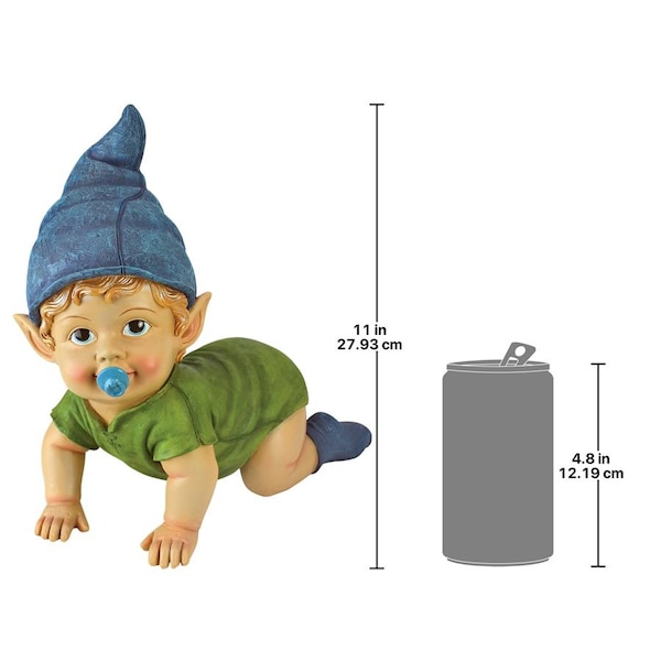 Design Toscano Blaze the Baby Gnome Statue - QM2696170