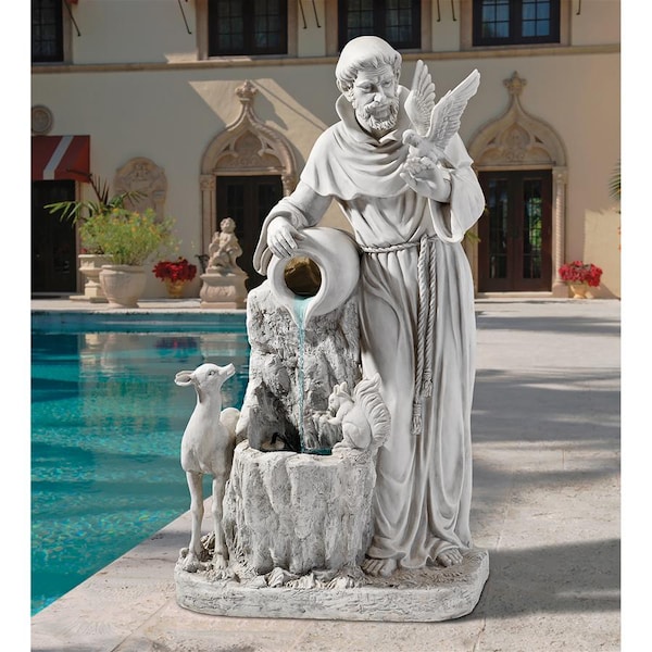 Design Toscano St. Francis' Life-Giving Waters Fountain - KY2078