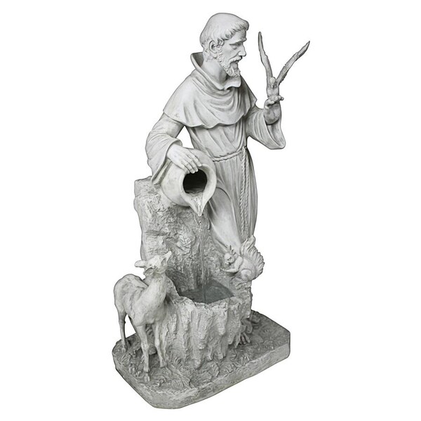 Design Toscano St. Francis' Life-Giving Waters Fountain - KY2078