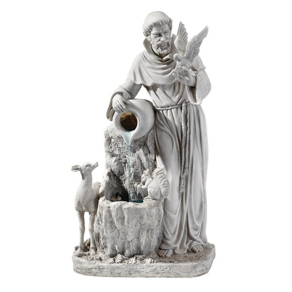 Design Toscano St. Francis' Life-Giving Waters Fountain - KY2078