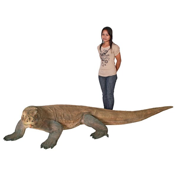 Design Toscano Grande-Scale Komodo Dragon Statue: Grande - NE80121