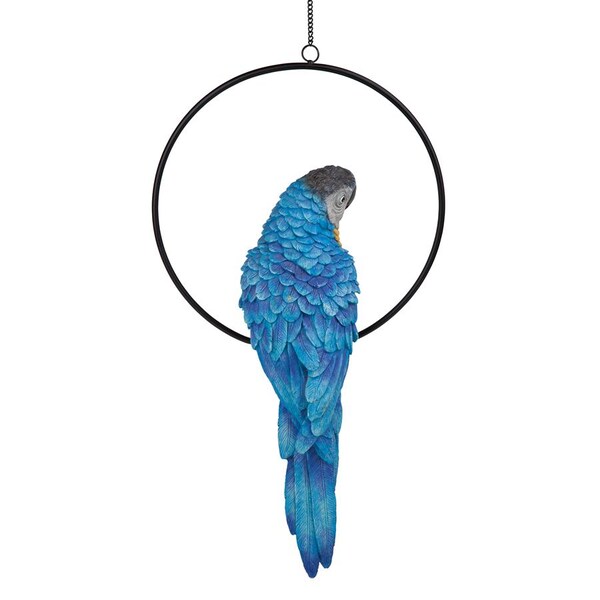 Design Toscano Polly in Paradise Parrot on Ring Perch: Large, PK 2 - NG932112