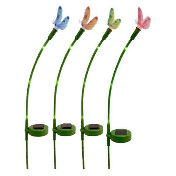 Headwind Consumer Products Four Seasons Dragonfly Solar Fiber Optic Stake Light - 241580