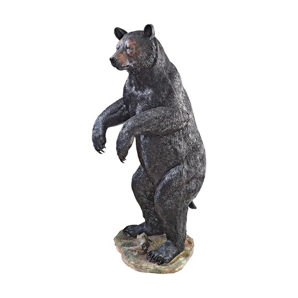 Design Toscano Fishing for Trouble Bear Statue: Grande - KY157