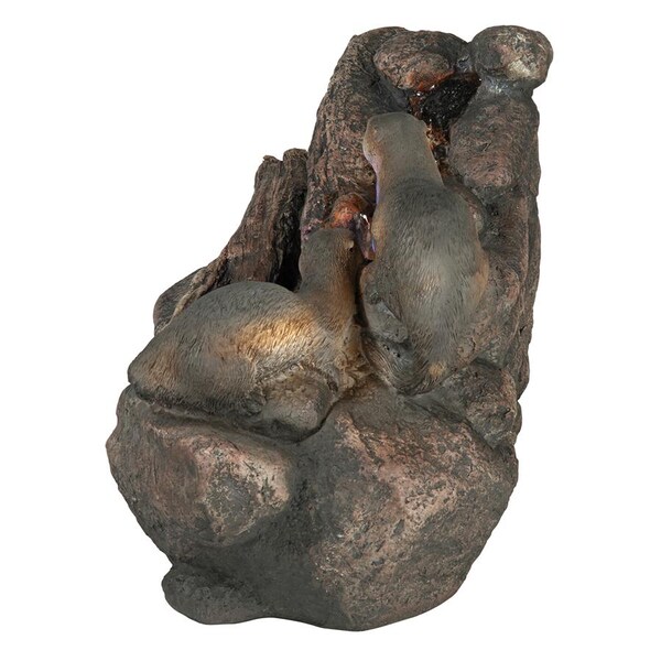 Design Toscano Curious Sea Otters Garden Fountain - DW08087
