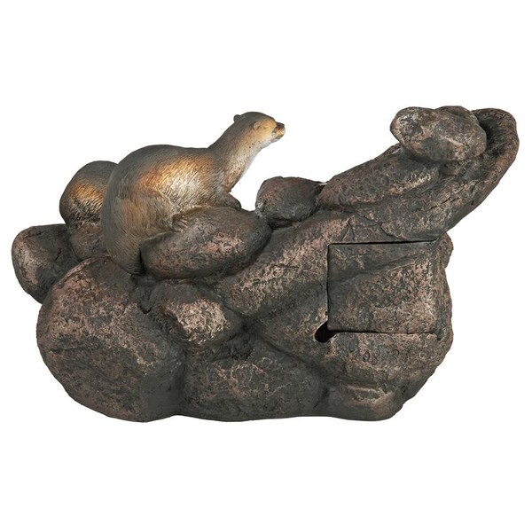 Design Toscano Curious Sea Otters Garden Fountain - DW08087