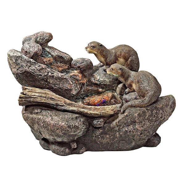 Design Toscano Curious Sea Otters Garden Fountain - DW08087