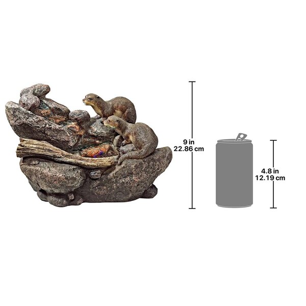 Design Toscano Curious Sea Otters Garden Fountain - DW08087