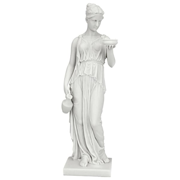 Design Toscano Hebe, the Goddess of Youth Bonded Marble Resin Statue - WU75343